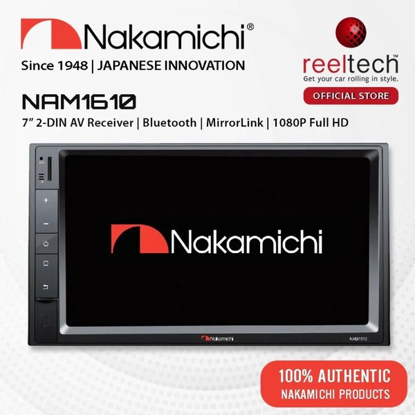 Автомагнитола Nakamichi NAM-1610 USB/SD/BT экр 7.0