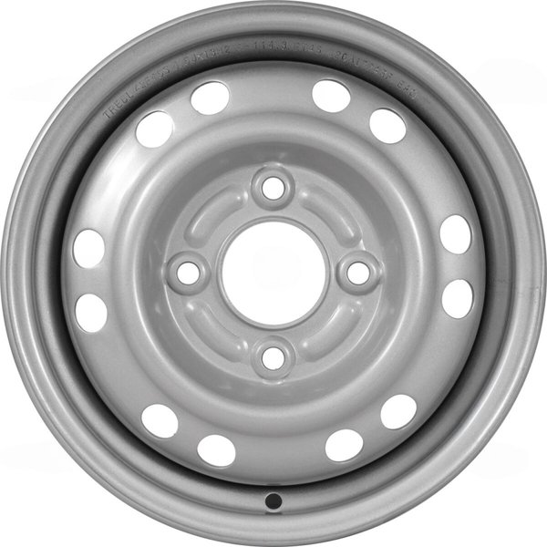 Диск стальной 13*4,5 4*114,3 Et45 69,1 42E45S Silver Trebl