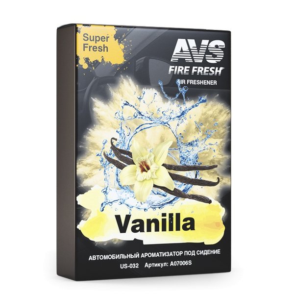 Ароматизатор гелевый Super Fresh Vanilla AVS US-001