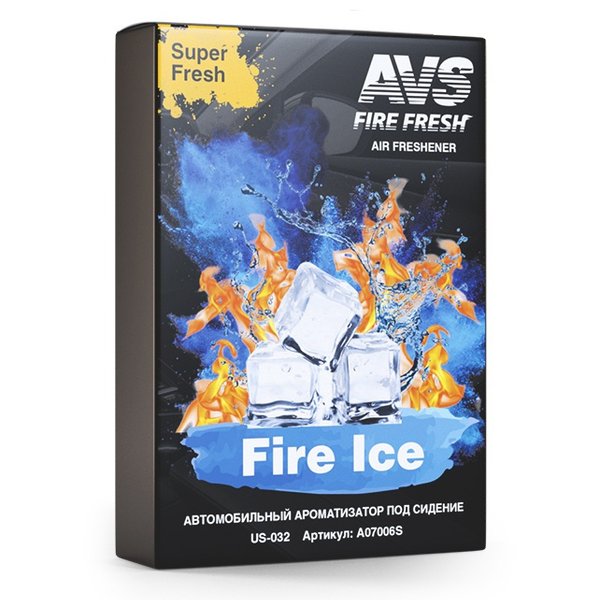 Ароматизатор гелевый Super Fresh Fire Ice AVS US-009