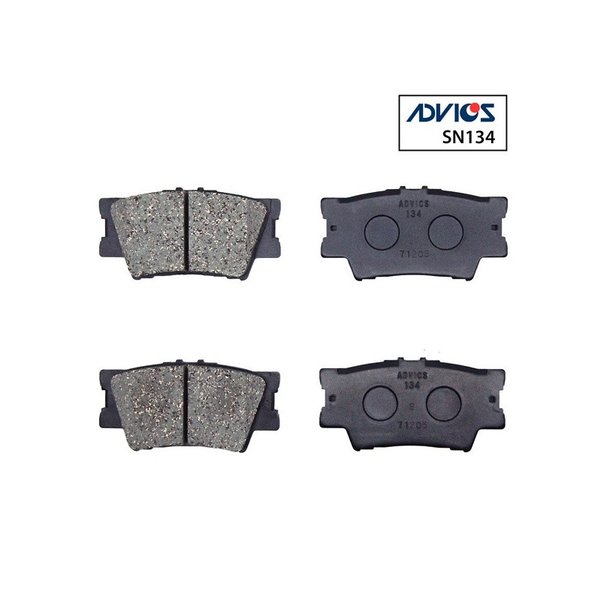 Колодки тормозные задние Toyota 04466-06070 Advics SN-134 RAV4 06-, Camry 06- (NP1016)