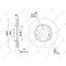 Диск тормозной перед Renault 402060010R Lynx BN-1415 Duster HSA#HSM# 10- Fluence l30# D=280 (DF6072)
