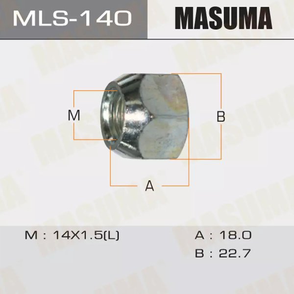 Гайка Masuma TYT LH MLS-140