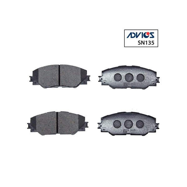 Колодки тормозные передние Toyota 04465-42180 Advics SN-135 ACA3# GSA33 ASA4# (PF1530,D2268)