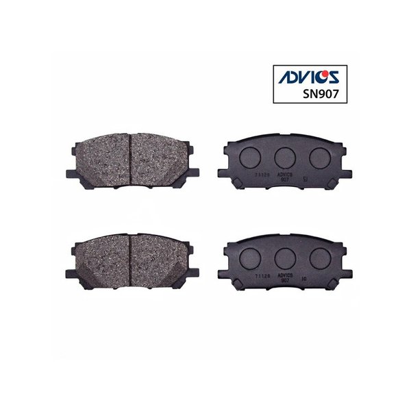 Колодки тормозные передние Toyota 04465-48110 Advics SN-907 MCU3# (PF1497,NP1062,SP1456)