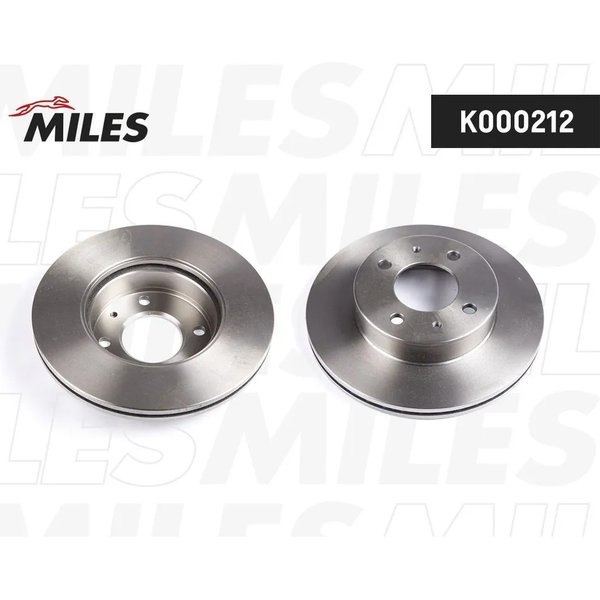 Диск тормозной перед Hyundai 51712-25010 Miles K000212 ACCENT (LC) 00-06 (DF4496)D=241