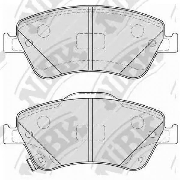 Колодки тормозные задние 04466-02181 NIBK PN-1835 ZZE150 ZRE14#/15#/18# (D2299M)