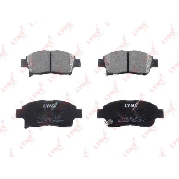 Колодки тормозные передние Lynx BD-7519 (PF-1471,D2174MH)
