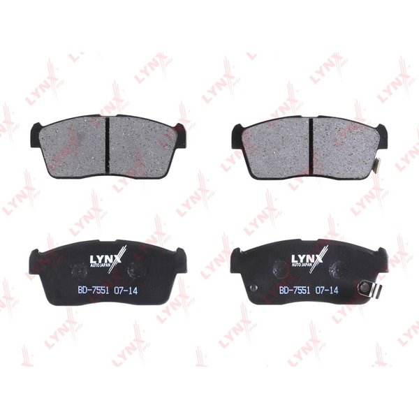 Колодки тормозные передние Lynx BD-7551 (NP1023)