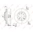Диск тормозной перед Honda 45251-SAA-G11 Lynx BN-1035 Fit d=340
