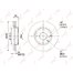 Диск тормозной перед Chevrolet 96549782 Lynx BN-1013 Lacetti J200 03/05- D=256