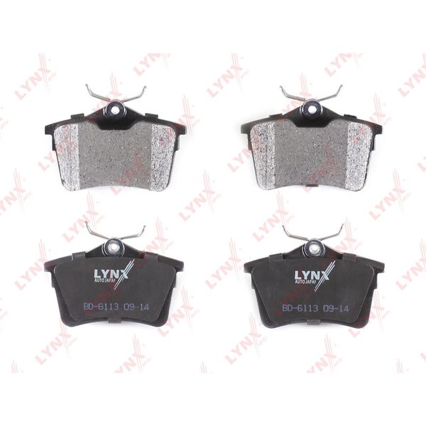 Колодки тормозные задние Citroen Berlingo, Peugeot Partner Lynx BD6113 (0986494304)