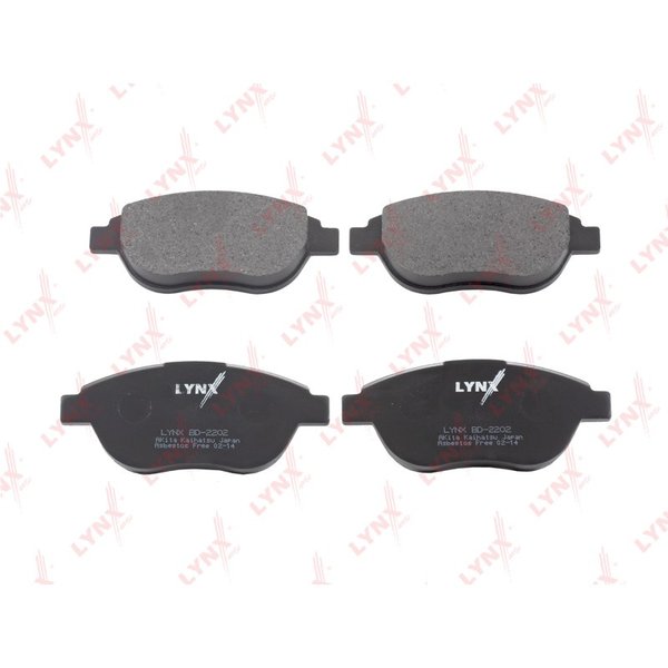 Колодки тормозные передние Lynx BD-2202 (GDB1464,425492,SP2073)