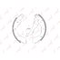 Колодки тормозные задние Chevrolet 96473229 Lynx BS-1802 Aveo 1.2-1.5 08-&amp;gt; / Kalos 1.2-1.4 05-
