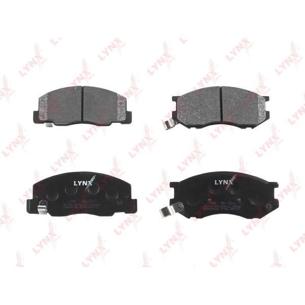 Колодки тормозные передние Lynx BD-7515 (NP1014,PF1404)