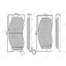 Колодки тормозные передние Lynx BD-7515 (NP1014,PF1404)