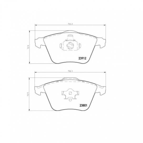 Колодки тормозные передние Nisshinbo NP-5033 