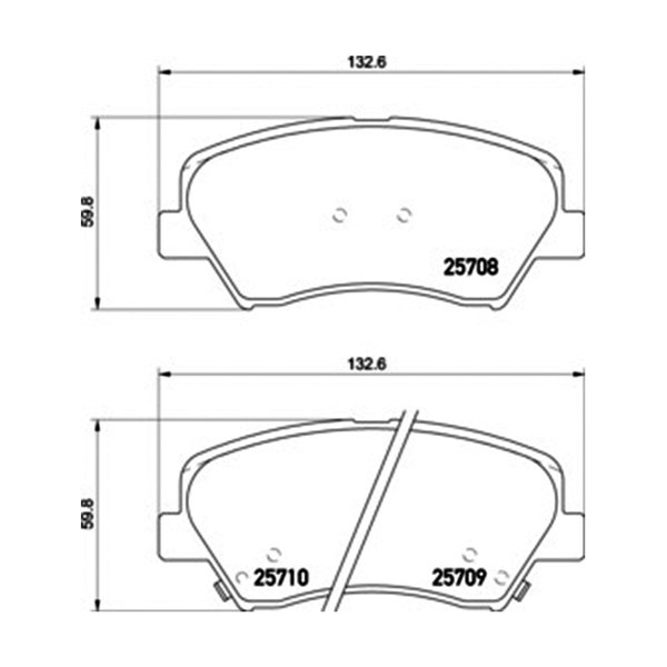Колодки тормозные передние Nisshinbo NP-6015