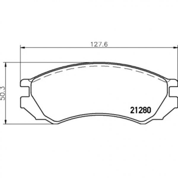 Колодки тормозные передние Nisshinbo NP-2070 
