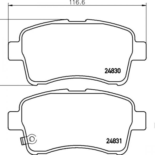 Колодки тормозные передние Nisshinbo NP-9010 (PF-9461)