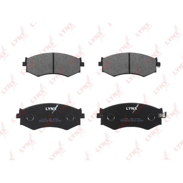 Колодки тормозные передние Lynx BD-5708 (NP2021,PF-2176)