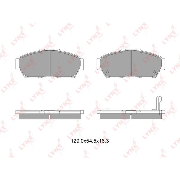 Колодки тормозные передние Lynx BD-3433 (D5088M)