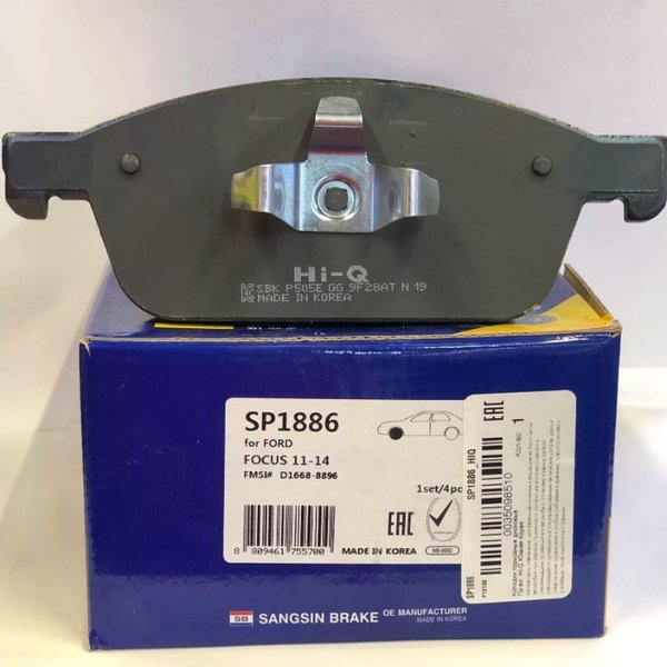 Колодки тормозные передние Ford Focus III Sangsin SP-1886