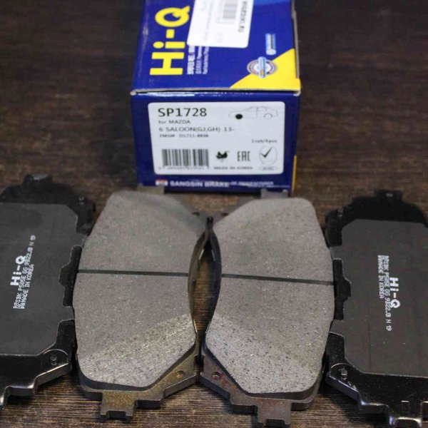 Колодки тормозные передние Mazda GJ# Mazda 6 12/10- Sangsin SP-1728 (PN25002)