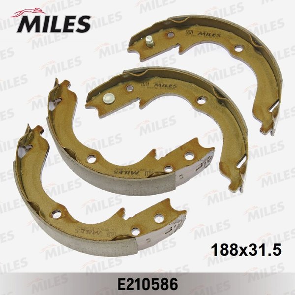 Колодки стояночного тормоза MMC CW#W CY4A NA4/8W Subaru SH# GH# Miles E210586 (0986487739)