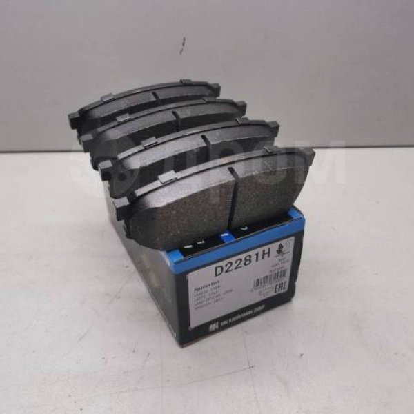 Колодки тормозные задние Toyota 04466-60120 Kashiyama D-2281H (NP1064,SN140)