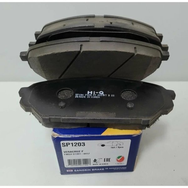 Колодки тормозные передние Hyundai IX55 3.8L диск Sangsin SP1203