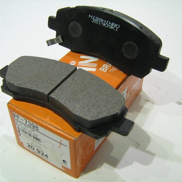 Колодки тормозные передние Nisshinbo NP-7002 (PF-7398)