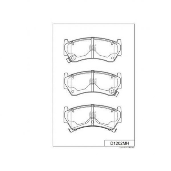 Колодки тормозные передние Kashiyama D-1202MH (PF2356,SP1122,NP2007)
