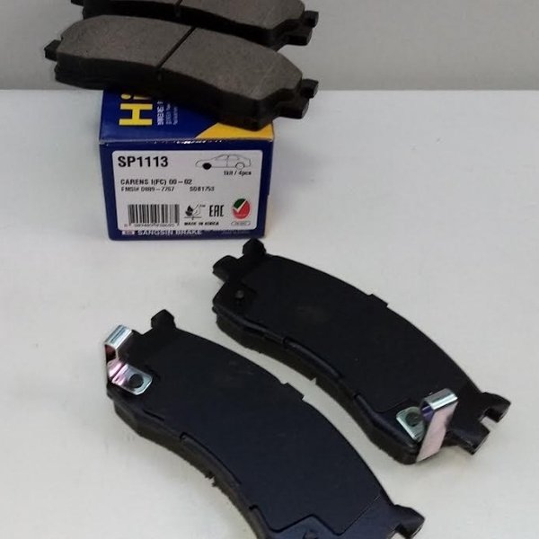 Колодки тормозные передние Kia Rio 1.3L 1.5L -06/01 Spectra 1.6L 1.8L -03/01 Sangsin SP-1113 