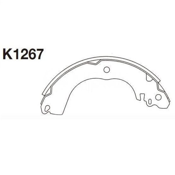 Колодки тормозные задние Kashiyama K-1267 (FN1267)