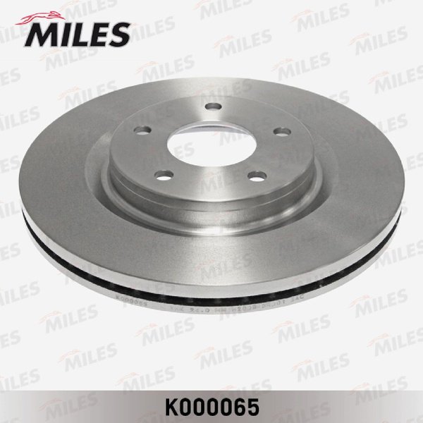 Диск тормозной перед Nissan 40206-JD00A Miles K000065 QASHQAI 07-/X-TRAIL 07-/08-(DF4964)D=296