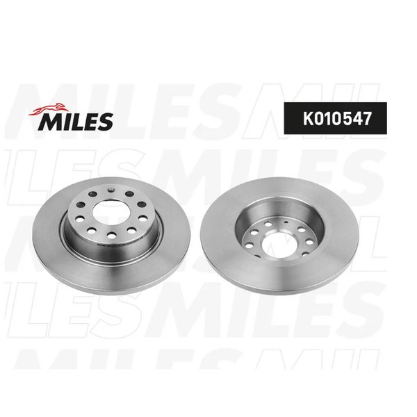 Диск тормозной задн VW 1K0615601AD Miles K010547 Tiguan 1.4L TSI 2.0L D=282 (DF4558)