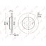 Диск тормозной перед Nissan 40206-WD200 Lynx BN-1114 Y11 D=237