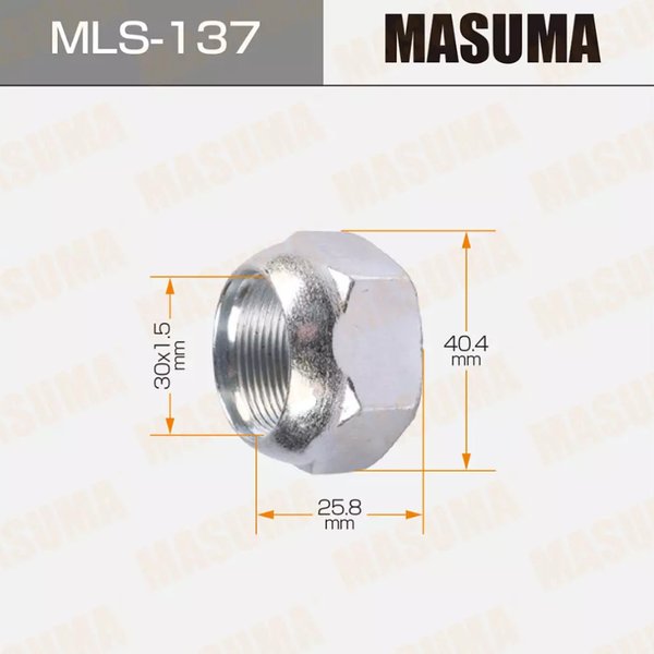 Гайка Masuma TYT RH MLS-137
