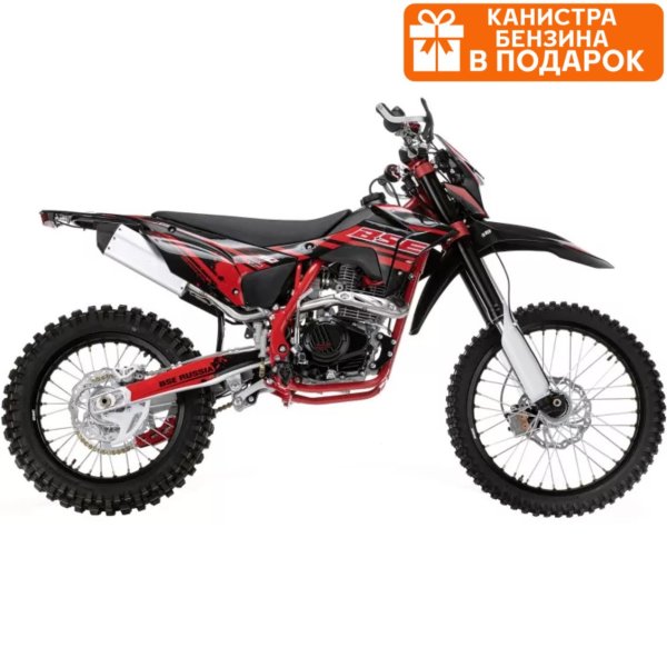 Мотоцикл кроссовый BSE Z10 Red Black