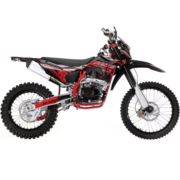 Мотоцикл кроссовый BSE Z10 Red Black