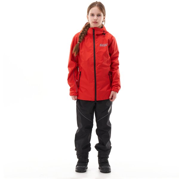 Комплект дождевой (куртка, брюки) EVO FOR TEEN RED мембрана (р. 140-146) Dragonfly