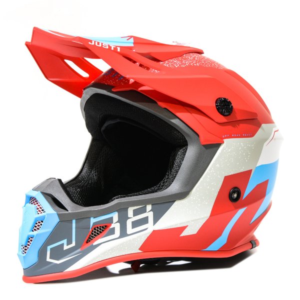 Шлем кроссовый JUST1 J38 Когпег (синий/красный матовый, S, 1560035-880-7377)