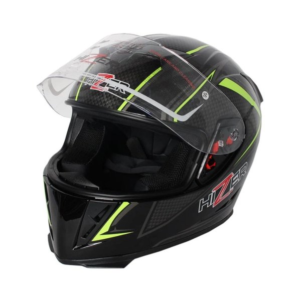 Шлем мото интеграл HIZER J5311 (XL) #1 black/lemon