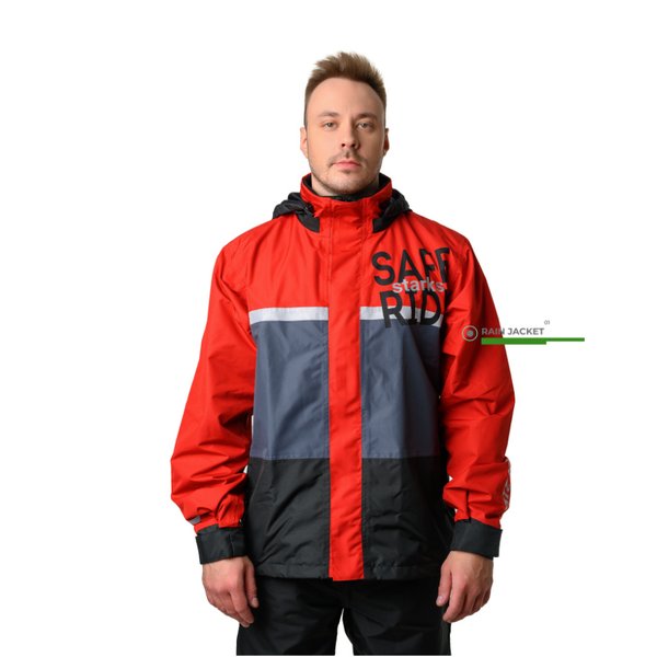 Дождевая куртка мужская STARKS  Dry Rain DR 219 Красный (L)