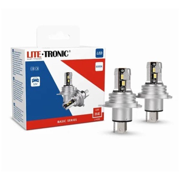 Лампа H4 Lite-Tronic Basic H4BSLEDX2 6000K 12V 2 шт