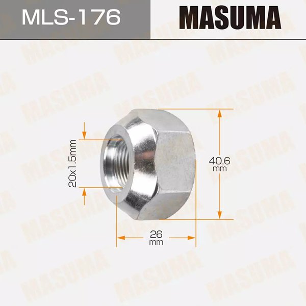 Гайка Masuma ISUZU LH MLS-176