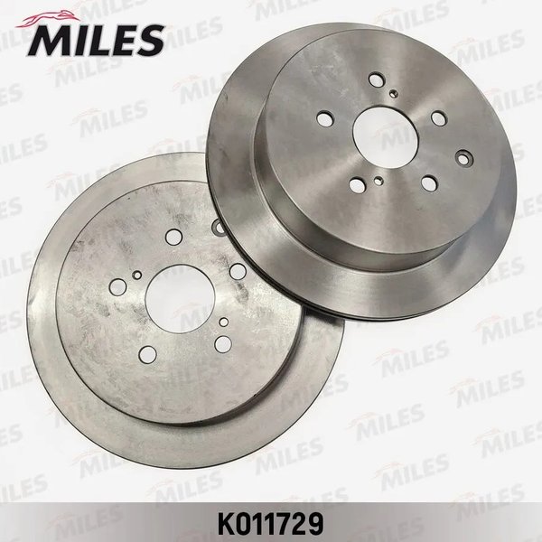 Диск тормозной задн Toyota 42431-48080 Miles K011729 GGL15 GYL1# RX270/350/450H EUR D=309