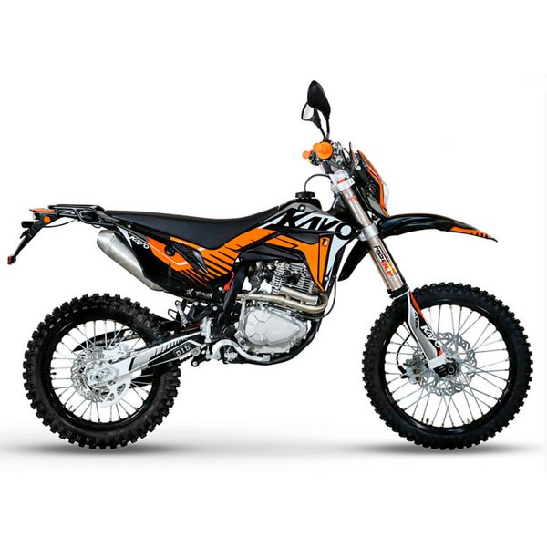 Мотоцикл кроссовый KAYO T4 300 ENDURO PR 21/18 2023г. с ПТС черный