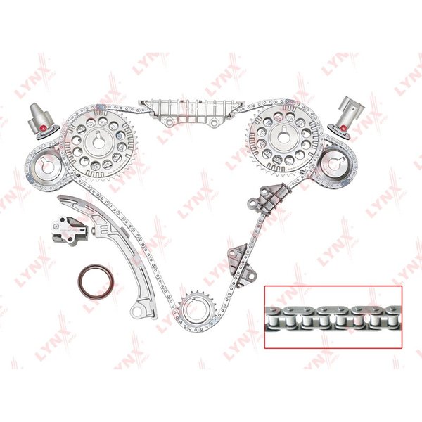 Ремкомплект цепи ГРМ Nissan VQ20/25/30DE A32 CA33 U30 Lynx TK-0032 УЦЕНКА